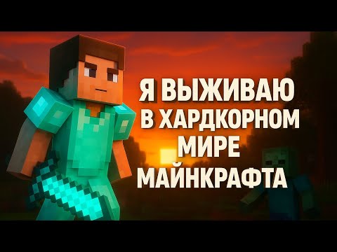 Видео: выхиваю в хардкорном мире minecraft часть 1