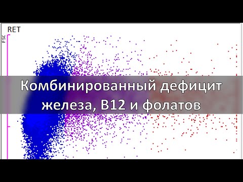 Видео: Комбинированный дефицит железа, B12 и фолатов.