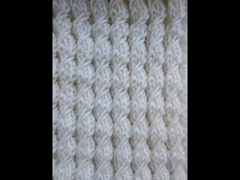 Видео: ПРОСТОЙ УЗОР спицами (имитация косы)/ Knitting Pattern imitation braid