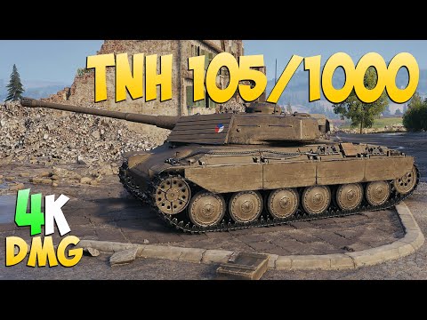 Видео: TNH 105/1000 - 1 Kills 4K DMG - Очень слабый! - Мир Танков