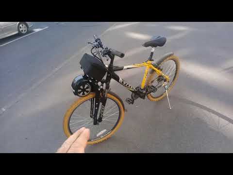 Видео: Фрикционный привод на велосипед Велокомета