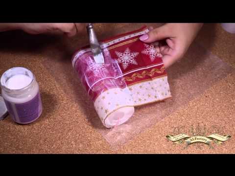 Видео: Как сделать декупаж на свечах 5 способами. Способ 4. Мастер-класс Альбины Алферовой