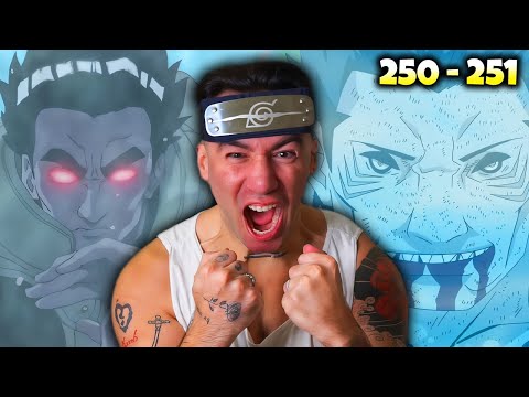 Видео: ПАРЕНЬ ПРОТИВ КИСАМЕ! Реакция на Naruto Shippuden: Эпизоды 250-251