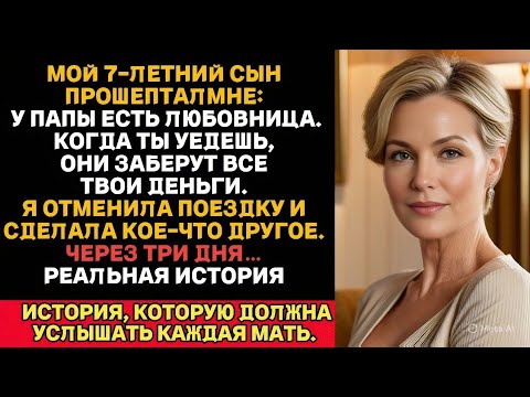 Видео: Мой сын прошептал мне: «Мамочка, у папы есть любовница, и они собираются забрать все твои деньги…»