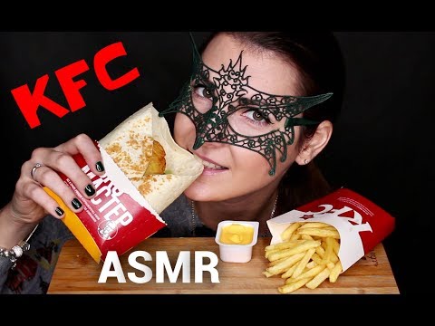 Видео: АСМР КФС Боксмастер/ASMR MUKBANG KFC Chicken Roll & Fries *EATING SOUNDS*