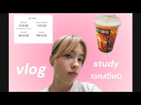 Видео: выходной 11-классницы *5 часов учебы* #studywithme #vlog #study #егэ