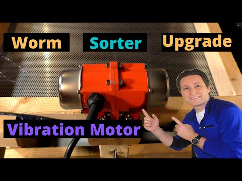 Видео: Модернизация сортировочного/комбайнового червя (бетонный вибрационный двигатель) 16.09.2021