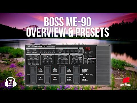 Видео: Обзор и пресеты BOSS ME-90