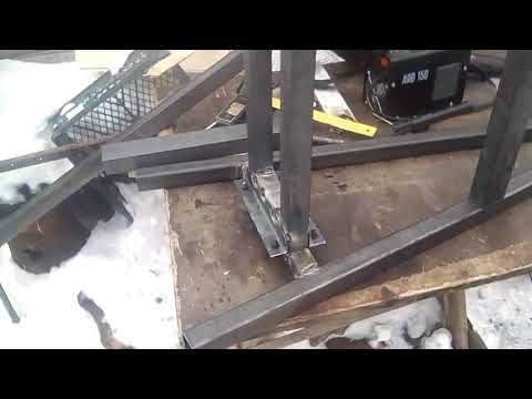 Видео: Изготовление стойки для мотобура.Часть 1