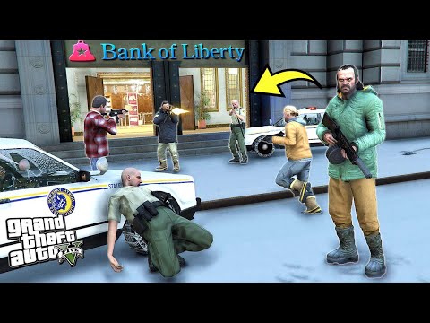 Видео: ОГРАБЛЕНИЕ БАНКА В ЛИБЕРТИ СИТИ... но это GTA 5!! (Моды ГТА 5)