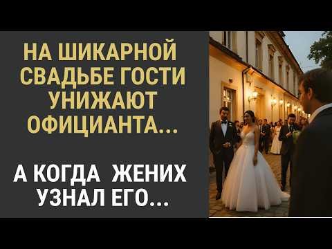 Видео: БОГАТЫЕ УНИЗИЛИ  ОФИЦИАНТА НА СВАДЬБЕ, А КОГДА  ЖЕНИХ УЗНАЛ В НЁМ...