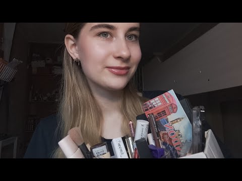 Видео: АСМР подруга сделает тебе макияж//быстрый макияж 