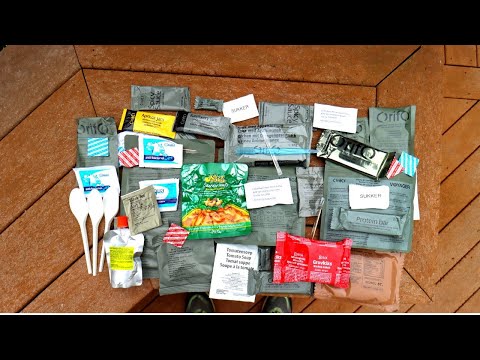 Видео: РАСПАКОВКА ДАТСКОГО 24-ЧАСОВОГО СУХОГО ПАЛАТА (С ЕДОЙ!)