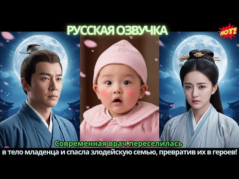 Видео: Современная врач переселилась в тело младенца и спасла злодейскую семью, превратив их в героев!