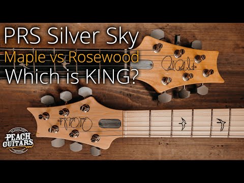 Видео: PRS Silver Sky: клен против палисандра — что КОРОЛЬ?
