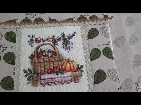 Видео: Прихватка с вышивкой. Мастер-класс?;)