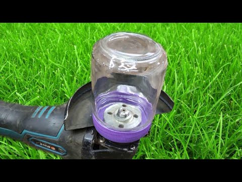 Видео: МОЩНАЯ ИДЕЯ из болгарки и пластиковой банки!!! Такого вы еще точно не видели!