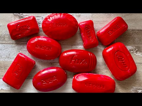 Видео: ASMR SOAP| Cutting colored soaр | Soap Carving| Резка крашенного мыла