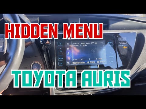 Видео: Секретное меню в магнитоле Toyota Auris #секретное #скрытое #меню
