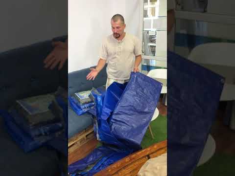 Видео: Сравнение китайских и кокрейских тентов тарпаулин