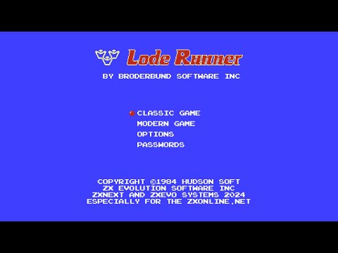 Видео: Lode Runner [ZX Evolution - TS Conf] (2024). Предрелизный забег