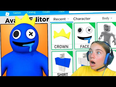 Видео: ДЕЛАЮ СИНЕГО ИЗ РАДУЖНЫХ ДРУЗЕЙ в ROBLOX!