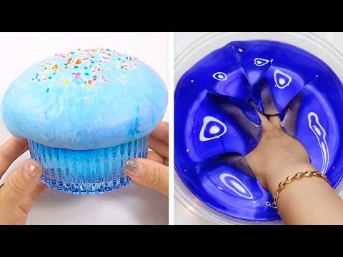 Видео: Самое удовлетворяющее видео слизи ASMR | Релаксирующая странно удовлетворяющая слизь 2019 | 366