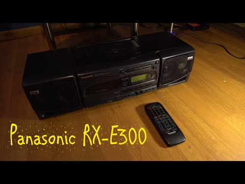 Видео: Panasonic RX-E300 Обзор и Тест звука