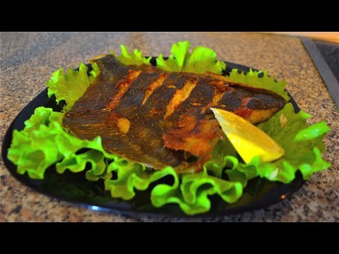 Видео: Быстрый ужин : Камбала жареная вкусная. И спасибо за 10 - ку !))