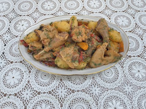 Видео: ХАШЛАМА ИЗ КУРИЦЫ НА ОГНЕ