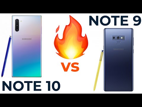 Видео: Samsung Galaxy Note 10 vs Galaxy Note 9. Сравнение легенд! 🔥🔥🔥 Обзор ТОПчиков!