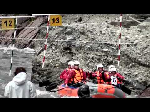 Видео: Рафтинг в Адыгее-слалом Киши-2011 ч.1.mpg
