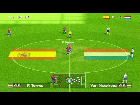 Видео: Winning Eleven 10 — Испания против Нидерландов | PS2
