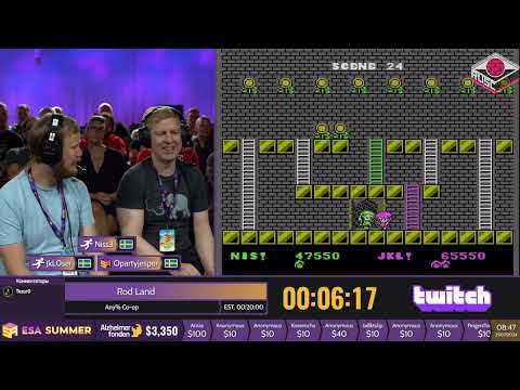 Видео: [RU] Rod Land [Any% Co-op] от @niss3 и @JkL0ser - #ESASummer2024