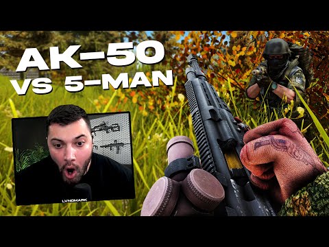 Видео: Сражаюсь с группой из 5 человек на таможне с помощью АК-50