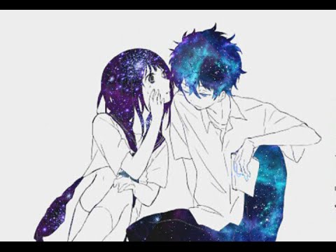 Видео: Аниме клип про любовь-|Ты мой космос|