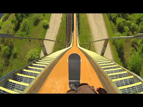 Видео: 10 БЕЗУМНЫХ мест для катания на скейте