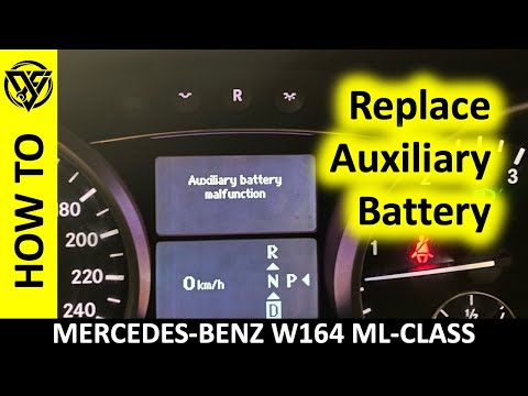 Видео: Замена дополнительного аккумулятора Mercedes ML350 W164 — полное руководство