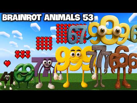 Видео: BRAINROT AI ANIMALS 53 + БЕССМЕРТНОЕ ИСПЫТАНИЕ В Minecraft