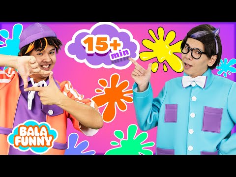 Видео: Balafunny Түстер +15 минут басқа әндер | Балаларға арналған әндер