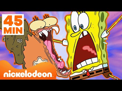 Видео: Губка Боб | Губка Боб |45 МИНУТ с самыми СТРАННЫМИ питомцами Бикини Боттом | Nickelodeon Cyrillic