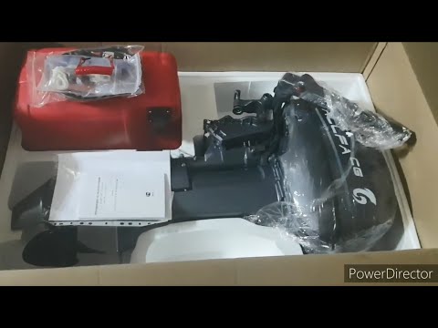 Видео: Получил новый лодочный мотор Allfa CG T9.9 (15). Первый визуальный осмотр.