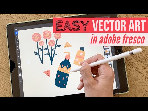 Видео: Как рисовать векторными кистями в Adobe Fresco