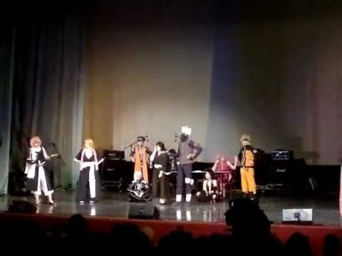 Видео: Хинодэ 2012. Сценка Bleach, Naruto, D.Gray-Man, Fairy Tail