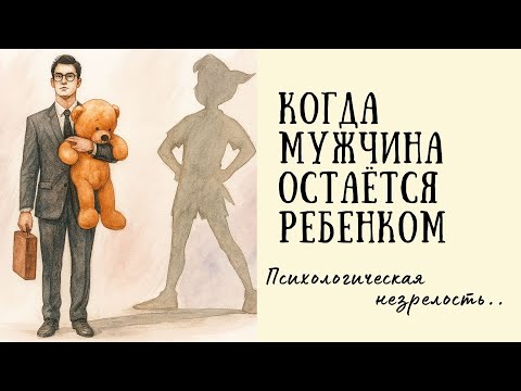 Видео: Психология НЕЗРЕЛОЙ МУЖЕСТВЕННОСТИ | Почему Современные Мужчины Застревают в роли Мальчиков