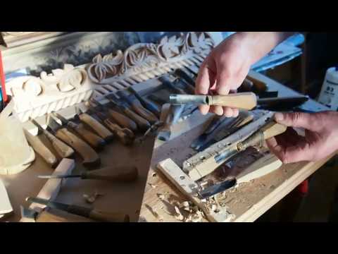 Видео: Подготовка инструмента к резьбе. Часть 1. Делаем ручку для стамески.