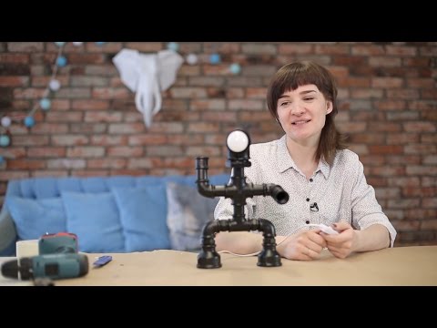 Видео: «Ручная работа». Светильник из стальных труб в стиле лофт (15.03.2017)