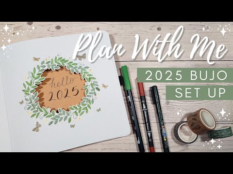 Видео: Настройка Bullet Journal на 2025 год | Планируйте вместе со мной