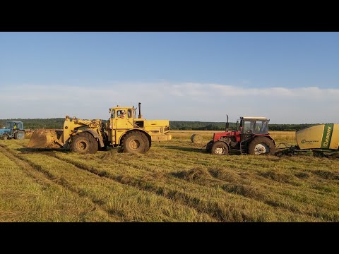 Видео: И снова засадили трактор. Буксуем. Ломаемся.