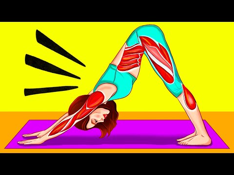 Видео: 13 поз йоги, чтобы растянуть поясницу и тонизировать все тело